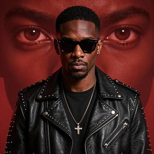 Dramatic Portrait of a Stylish Man