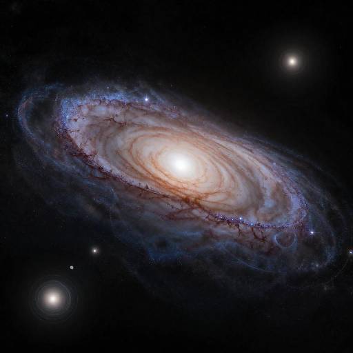 Sombrero Galaxy with Conceptual Planet Cinderveil