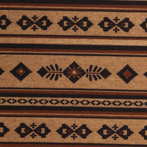 Woven Strich Pattern in Earthy Textile