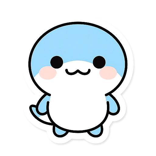 Cute Cartoon Platypus Sticker