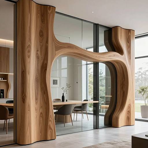 Futuristic Woodforms in Modern Interiors