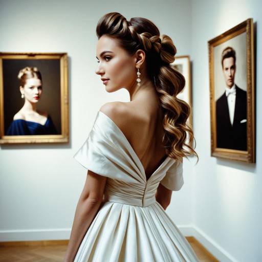 Elegant Half-Up Twist in Art Gallery Elegant Half-Up Twist in Art Gallery