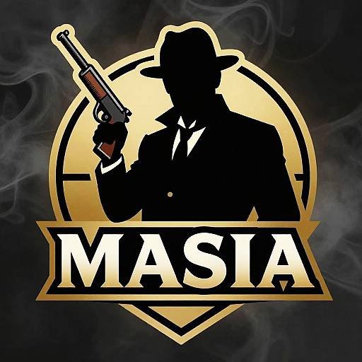 1920s Mafia Game Logo Design