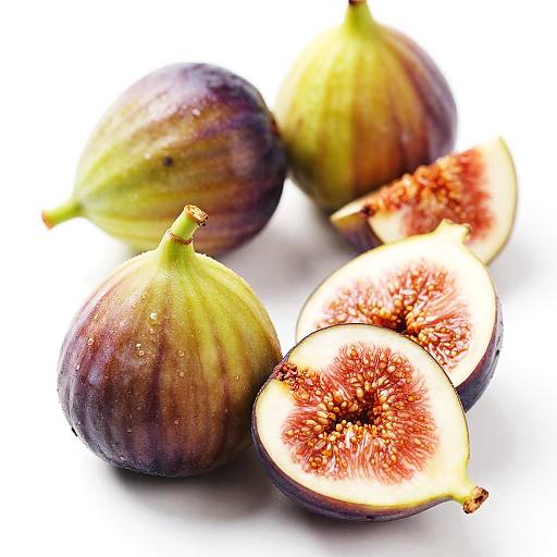 Fresh Figs with Pink Interiors