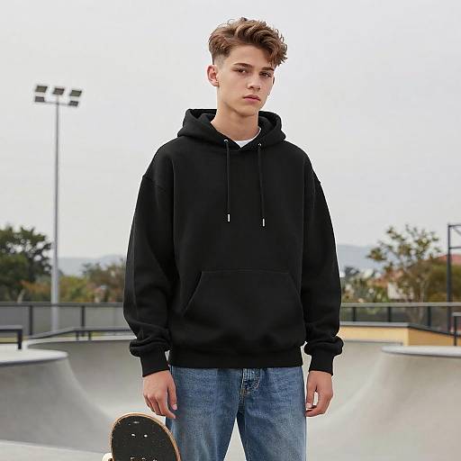 Teen Skate Style with Faded Crop