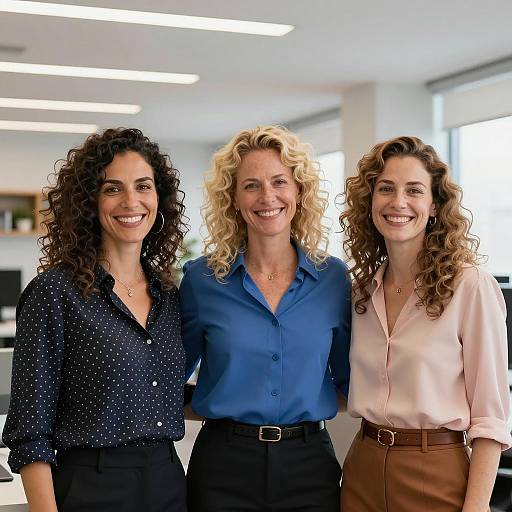 Joyful Office Moment with Friends