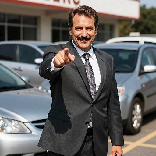 Confident Man in a Suit and Tie