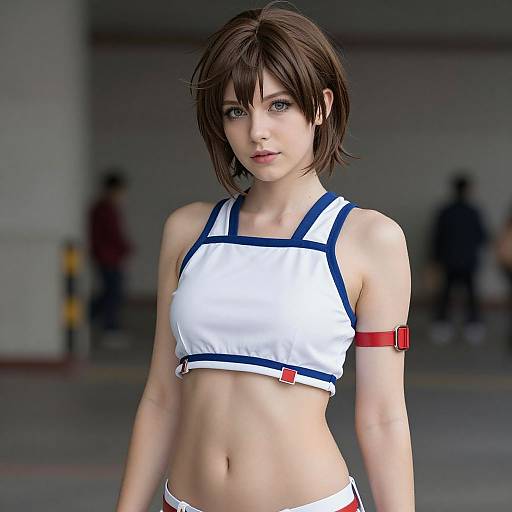 Realistic Sexy Aiko Iwase Cosplay