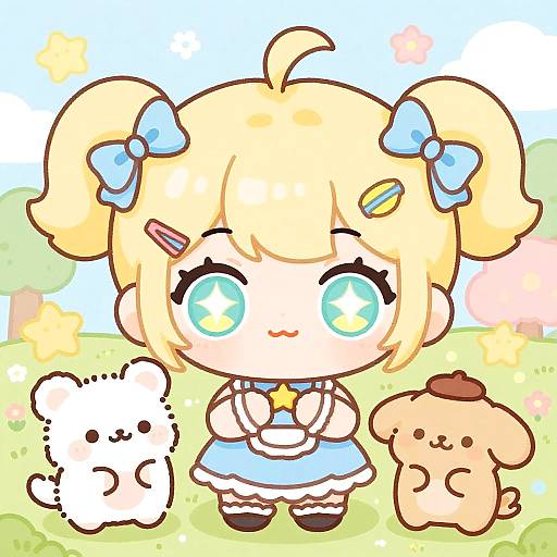 Adorable Chibi Characters in Fantasy