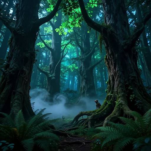 Enchanted Esterne Forest Landscape