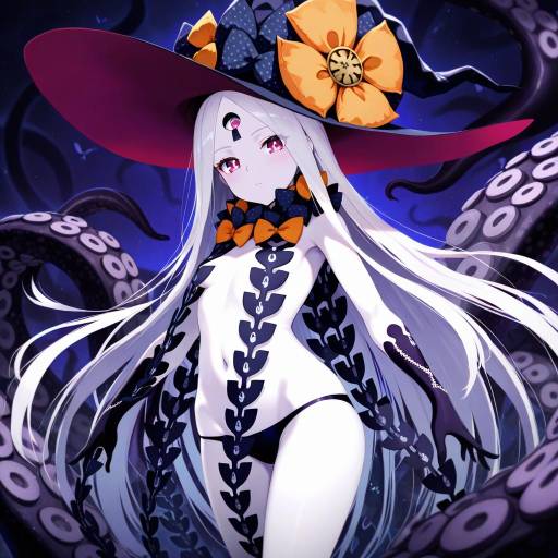 Illustration of Abigail williams (third ascension) (fate), fate/grand order in the style of Suyasuyabi