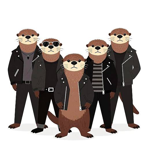 80s Punk Otters Street Band