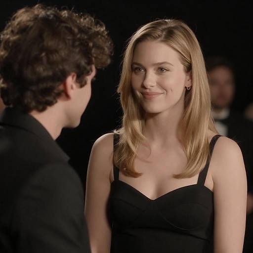 Intimate Portrait of Smiling Couple