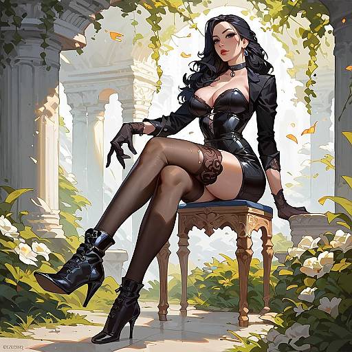 Vintage Yennefer in Enchanting Outdoors