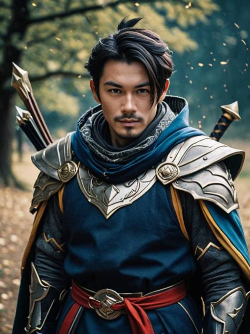 Man in Heroic Fantasy Armor