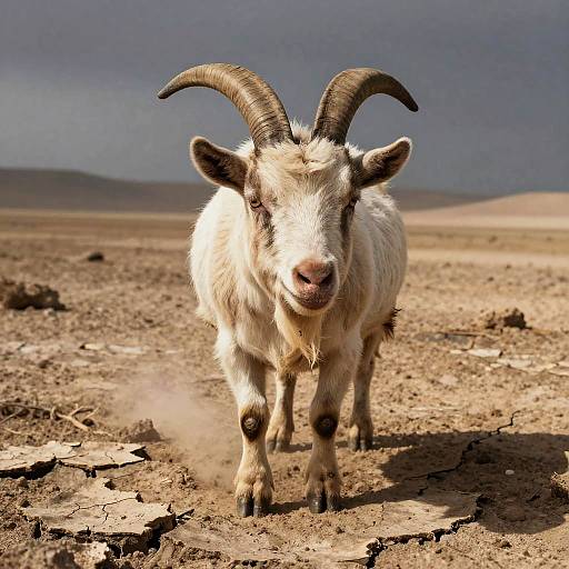 Pig-Goat Hybrid in Wasteland