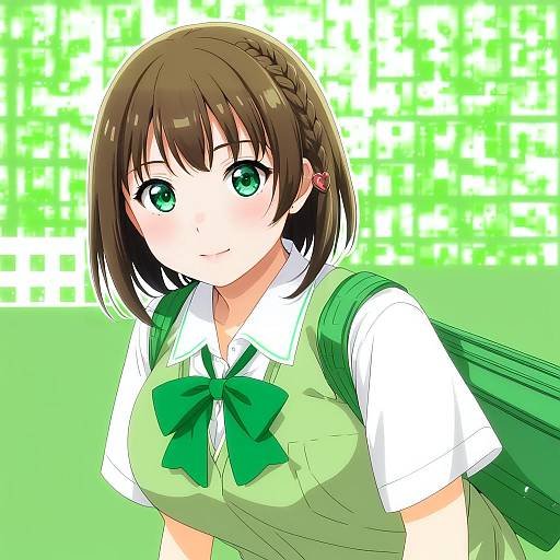Illustration of Ai-chan (tawawa), getsuyoubi no tawawa in the style of Akaza