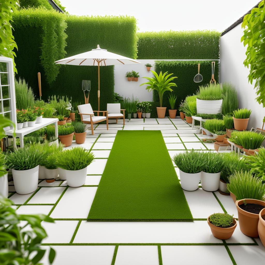 Enchanting Gardening Scene Capture