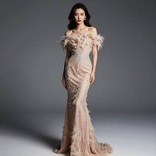 Feathered Layers Hairstyle in Fashion Editorial