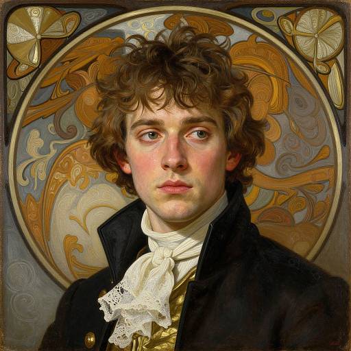 Intricate Oil Portrait of Luke Atmey