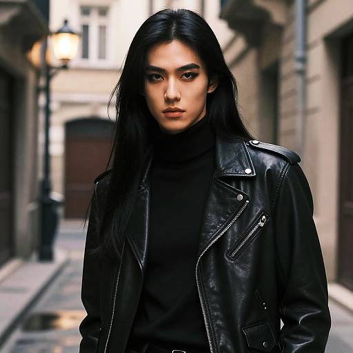 Cinematic Portrait of Enigmatic Young Man