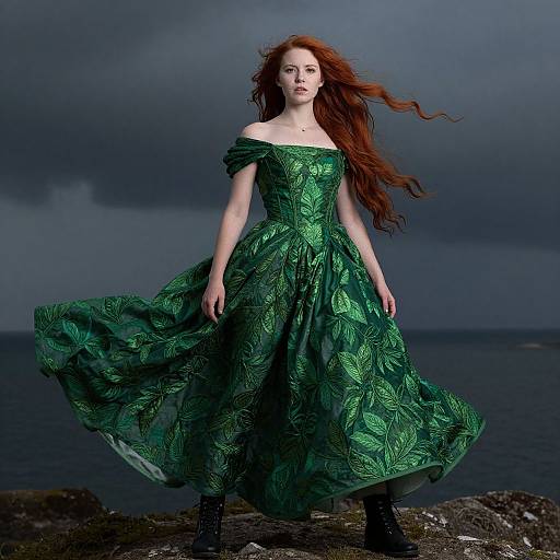 Eileen the Irish Princess in Wind