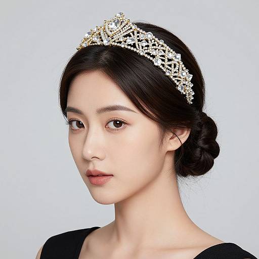 Elegant Art Deco Woman with Headpiece