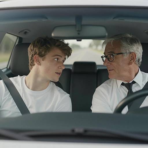 Intense Conversation in a Car