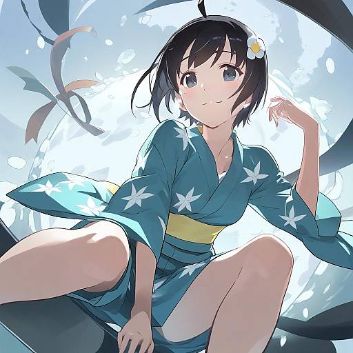 Illustration of Araragi tsukihi, monogatari (series) in the style of Shihou (g-o-s)