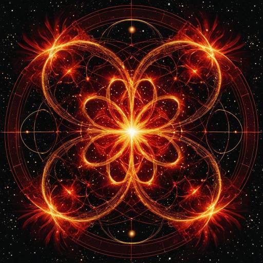 Fiery Celestial Neural Network Logo