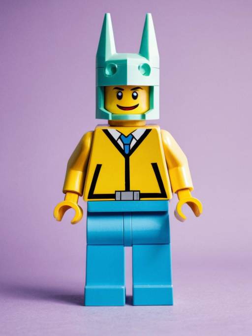 Lego Figure in Pastel Costume