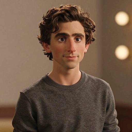 3D Cinematic Timothée Chalamet, Age 40