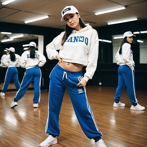 Gangster Style Woman Dancing Pose