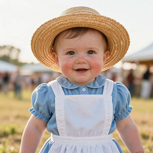 Classic Kansas Farm Girl Baby