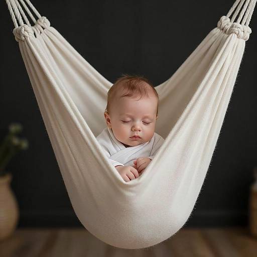 Serene Baby in Hammock Photography