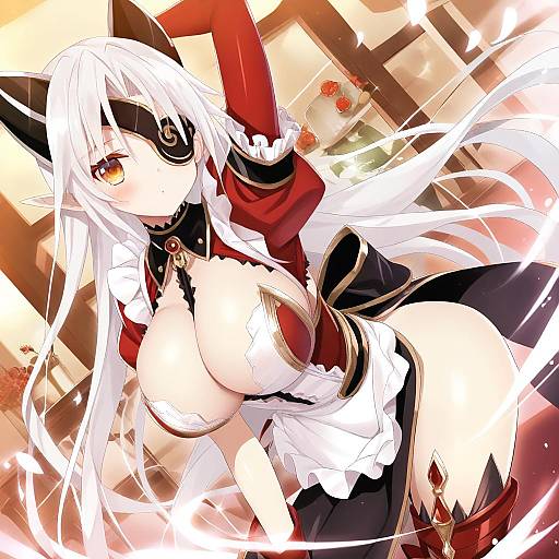 Illustration of Aldra (queen's blade), queen's blade in the style of Yano mitsuki (nanairo)