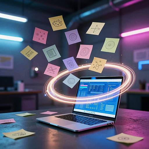 Neon-Infused Industrial Loft Innovation