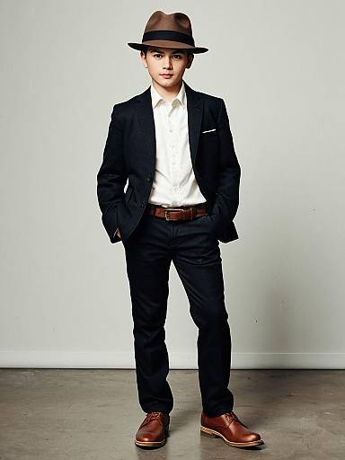 Stylish Fedora Suit Anthony Ryans Fashion