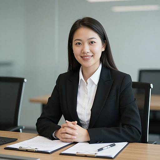 Confident Businesswoman in Modern Office