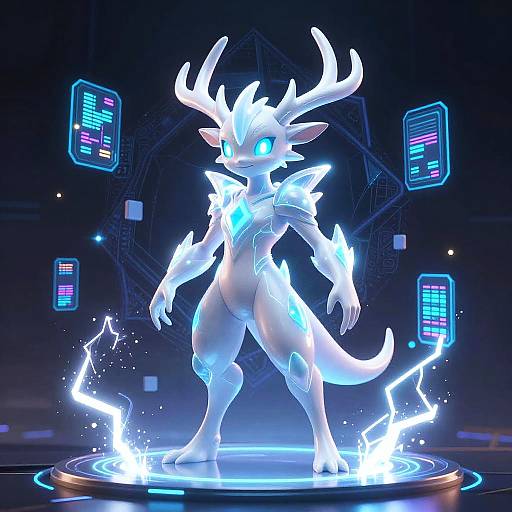 Zeraora as Cyber Guardian Spirit