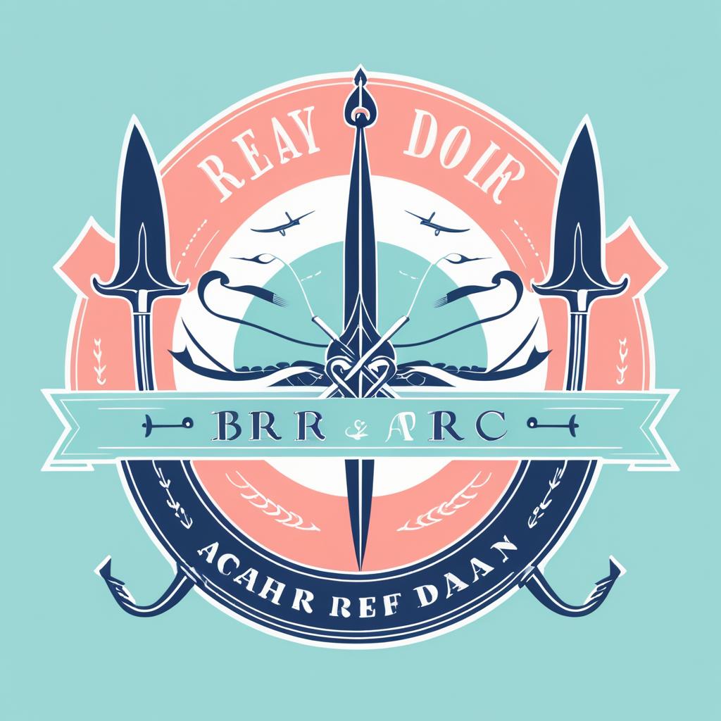 Nautical Restaurant Logo Design in Pastels