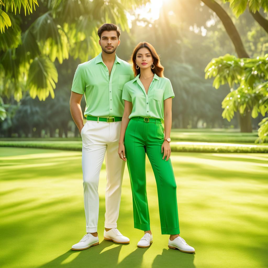 Elegant Portrait of a Young Couple