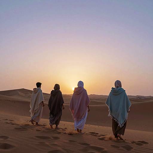 Nomadic Ponchos in Fantasy Desert