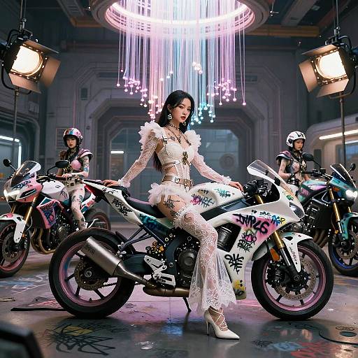 Space-Station Haute Couture Bike Gang