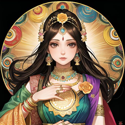 Divine Goddess Lakshmi in Hyper-Realistic Art