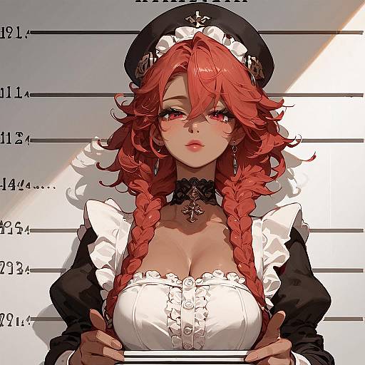 Maid Mugshot: Lupusregina in Braids