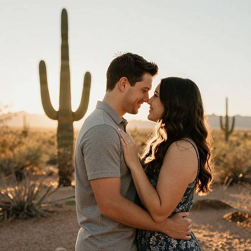 South Mountain Couple Engagement Photos