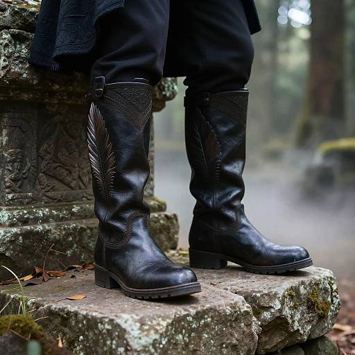 Raven Leader on Ancient Ruins