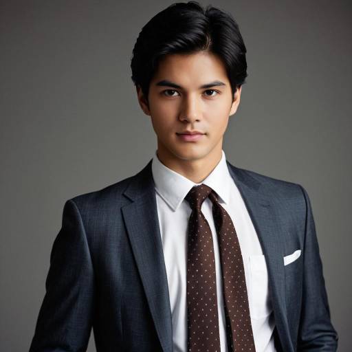 Young Man in Classic Formal Suit