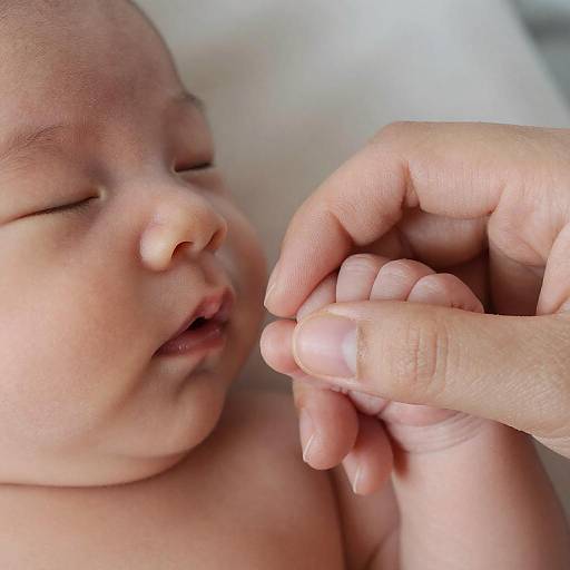 Tender Connection: Newborn and Parent Hands